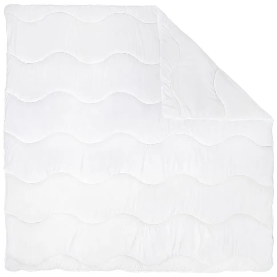 Kołdra 200 x 200 cm Sandby, biała mikrofibra