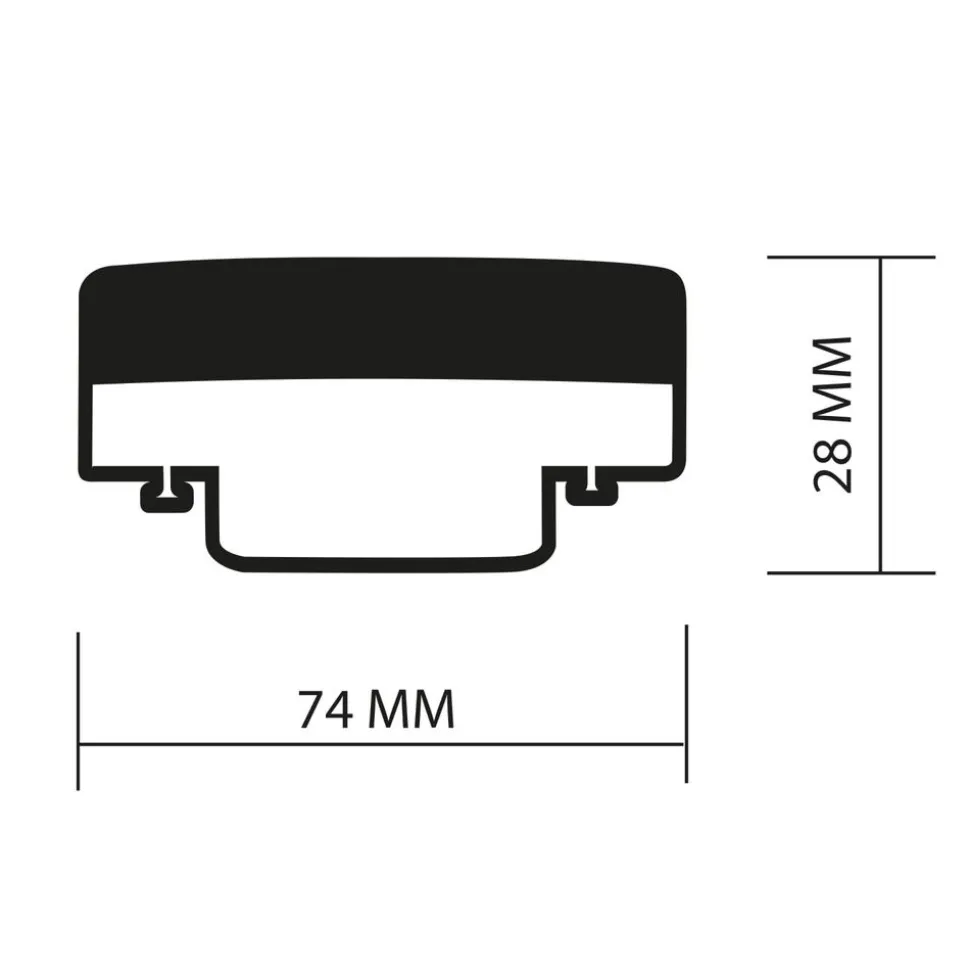 Komplet 6 żarówek Sanico Goldlux, GX53, 10 W, 4000K, barwa neutralna