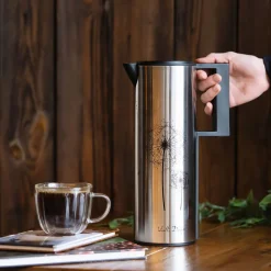 Komplet 2 filiżanek termicznych Vialli Design Tulip, 350 ml, z podwójną ścianką