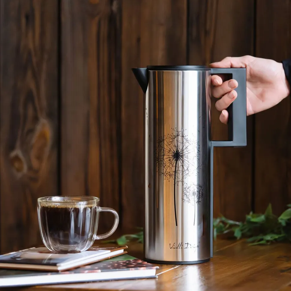 Komplet 2 filiżanek termicznych Vialli Design Tulip, 350 ml, z podwójną ścianką