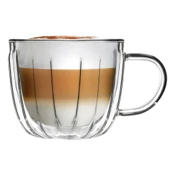 Komplet 2 filiżanek termicznych Vialli Design Tulip, 350 ml, z podwójną ścianką