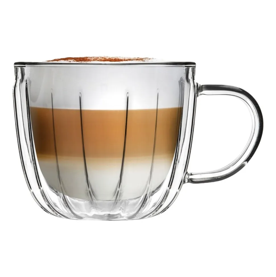 Komplet 2 filiżanek termicznych Vialli Design Tulip, 350 ml, z podwójną ścianką