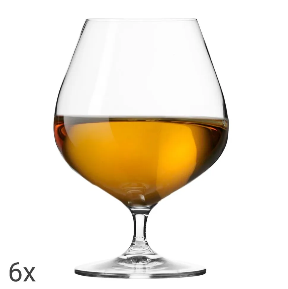 Komplet 6 kieliszków KROSNO HARMONY, 550 ml, do koniaku