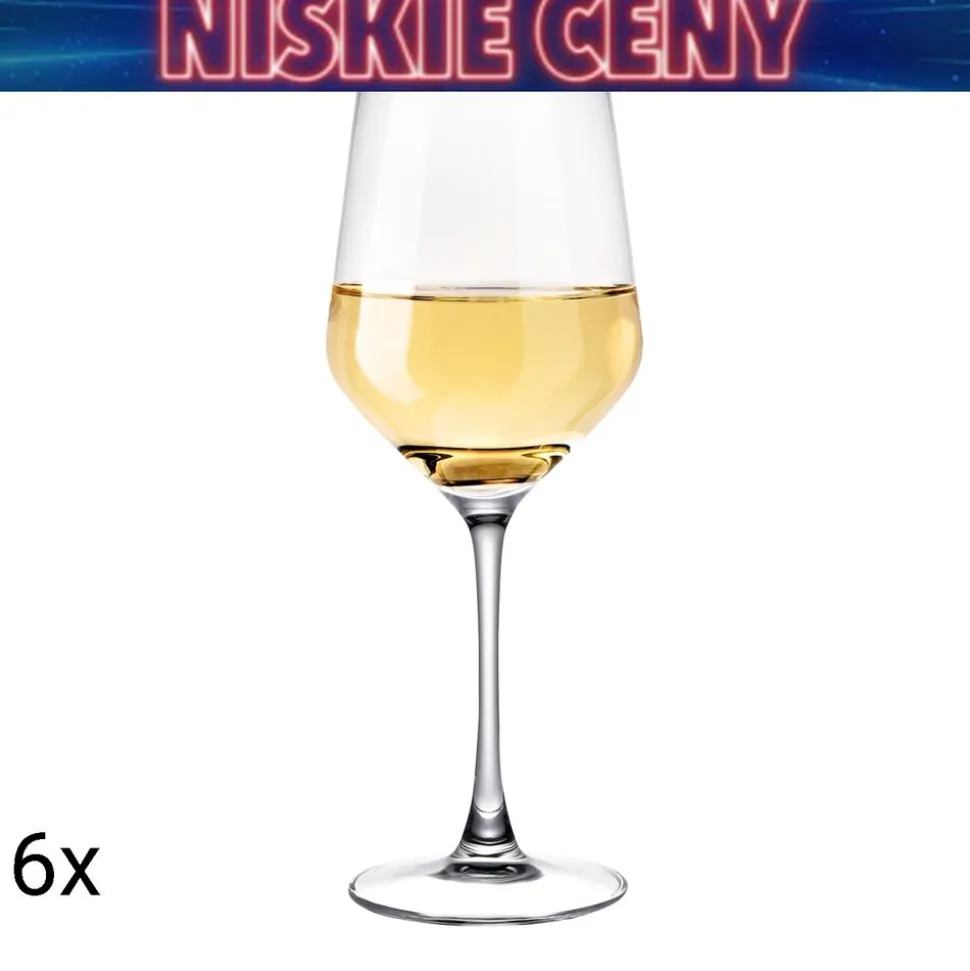 Komplet 6 kieliszków MG Home Olbia, 510 ml, do wina
