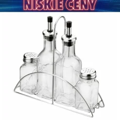 Komplet 4 przyprawników Tadar Quinn, na stojaku