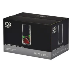 Komplet 6 szklanek do napojów Krosno Avant-Garde Lumi, 550 ml