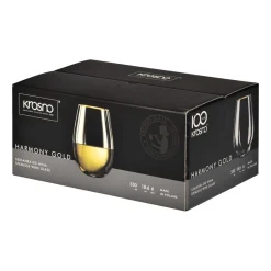 Komplet 6 szklanek Krosno Harmony Gold, do wina, 550 ml