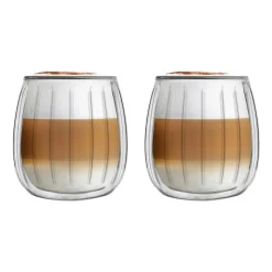 Komplet 2 szklanek termicznych Vialli Design Tulip, 250 ml, z podwójną ścianką