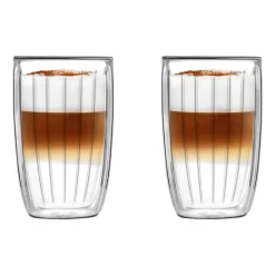 Komplet 2 szklanek termicznych Vialli Design Tulip, 350 ml, z podwójną ścianką