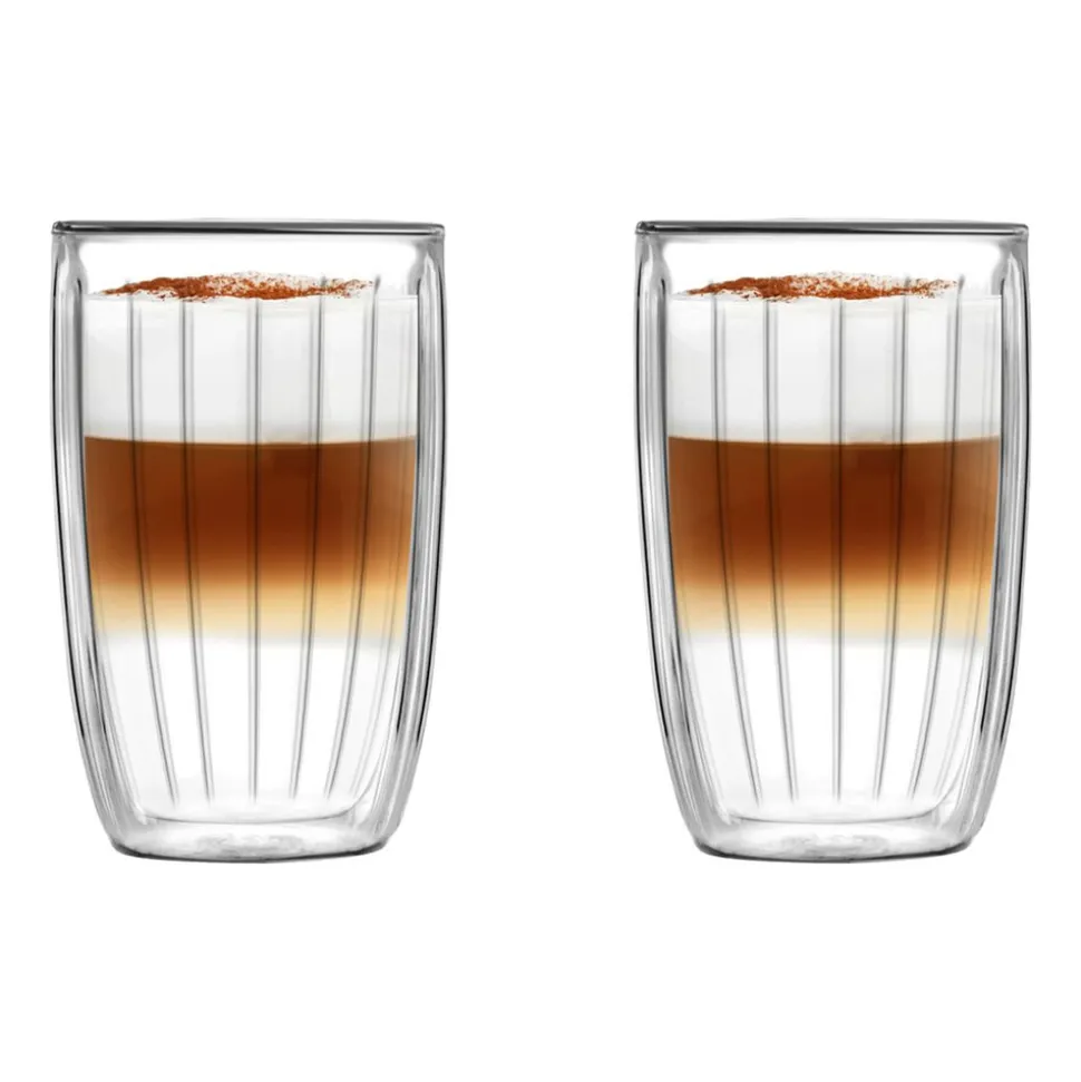 Komplet 2 szklanek termicznych Vialli Design Tulip, 350 ml, z podwójną ścianką