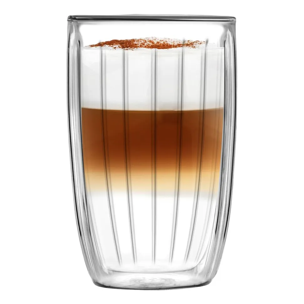 Komplet 2 szklanek termicznych Vialli Design Tulip, 350 ml, z podwójną ścianką