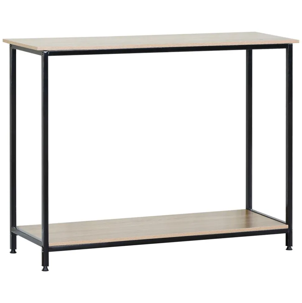 Konsola loft 106 x 35 x 81 cm OTE, 2 półki, melamina