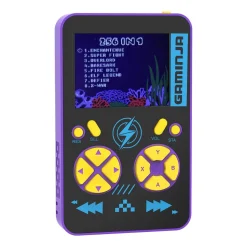 Konsola z powerbankiem YLW Gaminja, 2 w 1, fioletowa
