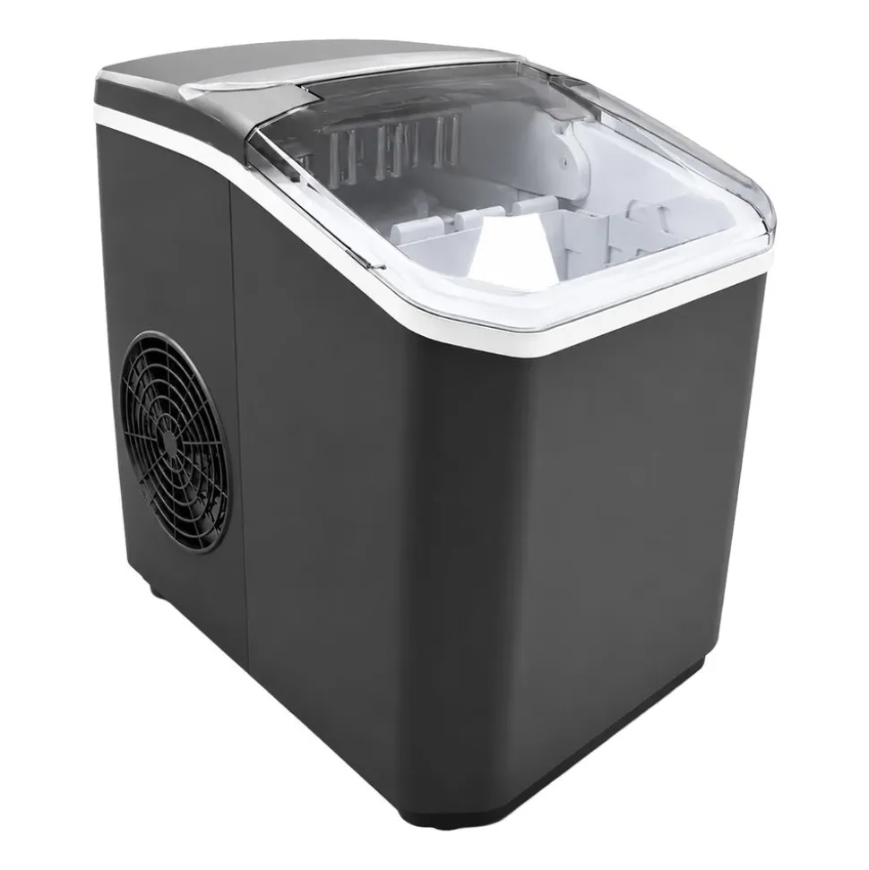 Kostkarka do lodu Extralink SmartLife Cube Ice ProX, 100 W, 1,3 l, 12 kg/24 h, czarna