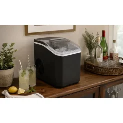 Kostkarka do lodu Extralink SmartLife Cube Ice ProX, 100 W, 1,3 l, 12 kg/24 h, czarna