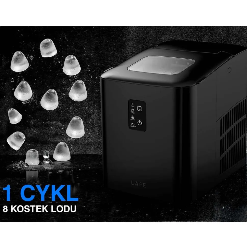 Kostkarka do lodu Lafe Ice Cube Maker, 120 W, 1 l, czarna