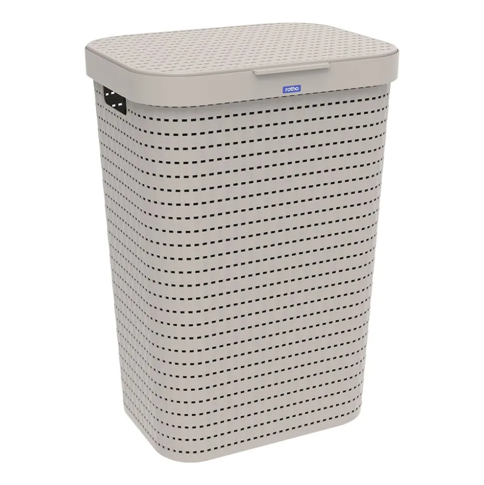 Kosz na pranie Country Rotho, 55 L, beżowy