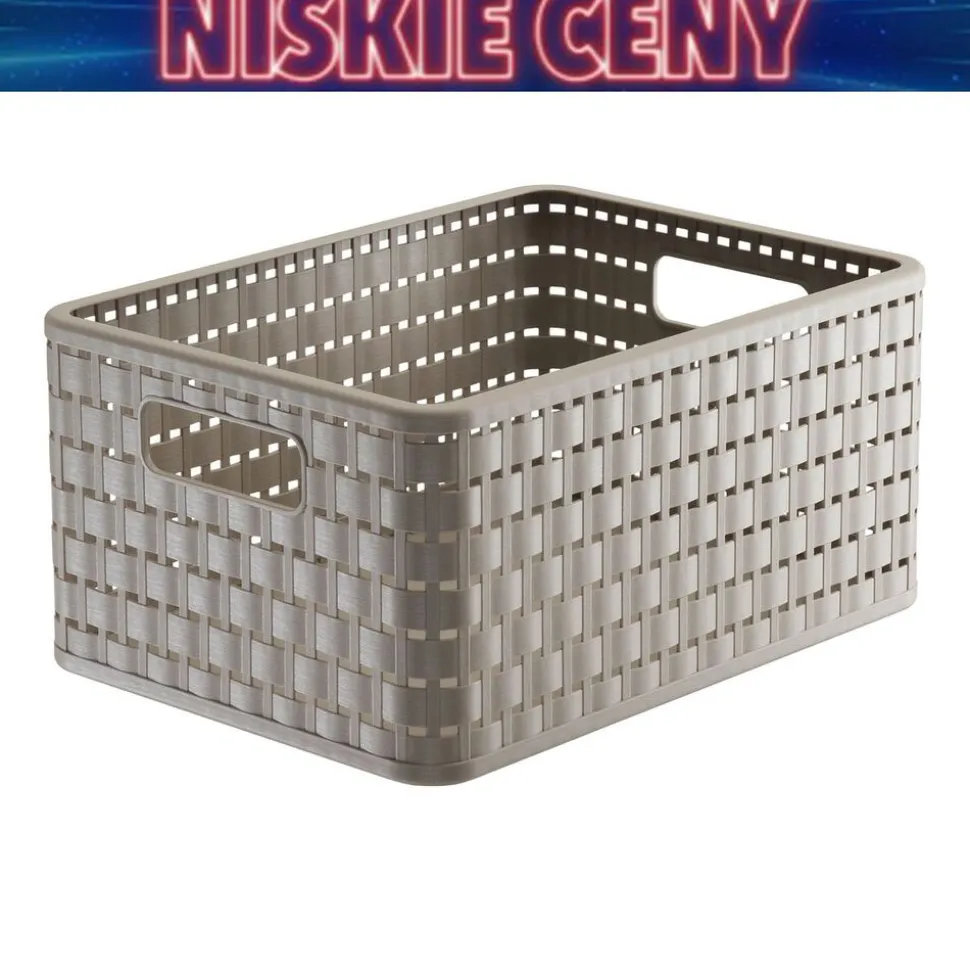 Koszyk Rotho Country, A5+, 11 L, beżowy