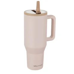 Kubek termiczny Florina Power, nierdzewny, 1,1 l, beżowy