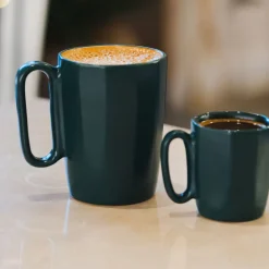 Kubki ceramiczne do espresso Vialli Design Fuori, 80 ml, 2 sztuki, zielone