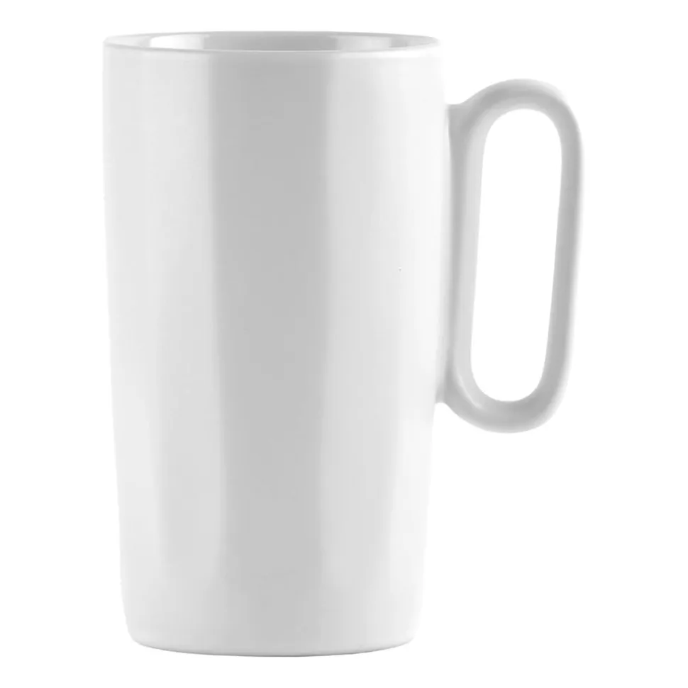 Kubki ceramiczne z uchem Vialli Design Fuori, 330 ml, 2 sztuki, białe
