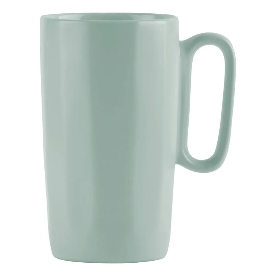 Kubki ceramiczne z uchem, Vialli Design Fuori, 330 ml, 2 sztuki, miętowe