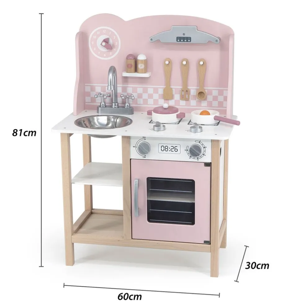 Kuchnia Viga Toys PolarB, z akcesoriami, drewniana