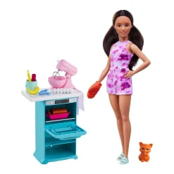 Lalka Barbie, akcesoria do pieczenia