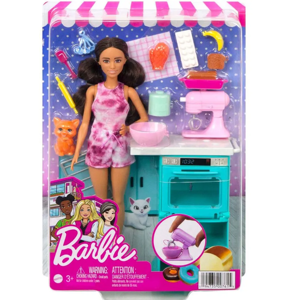 Lalka Barbie, akcesoria do pieczenia