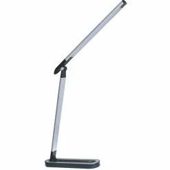Lampa biurkowa Sanico Goldlux Madera LED, 4000K, czarno-srebrna