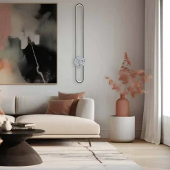 Lampa ścienna LED Sanico Goldlux Florentyna, 24 W, 4000K, lastryko, czarna