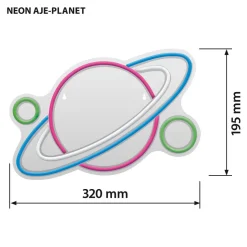 Lampa dekoracyjna LED ActiveJet Neon Planet
