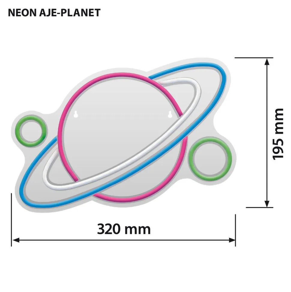 Lampa dekoracyjna LED ActiveJet Neon Planet