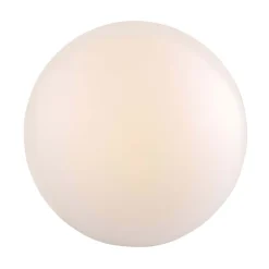 Lampa ogrodowa 50 cm, kula, E27, biała