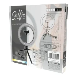 Lampa pierścieniowa LED Sanico Goldlux, do selfie, 26 cm, USB