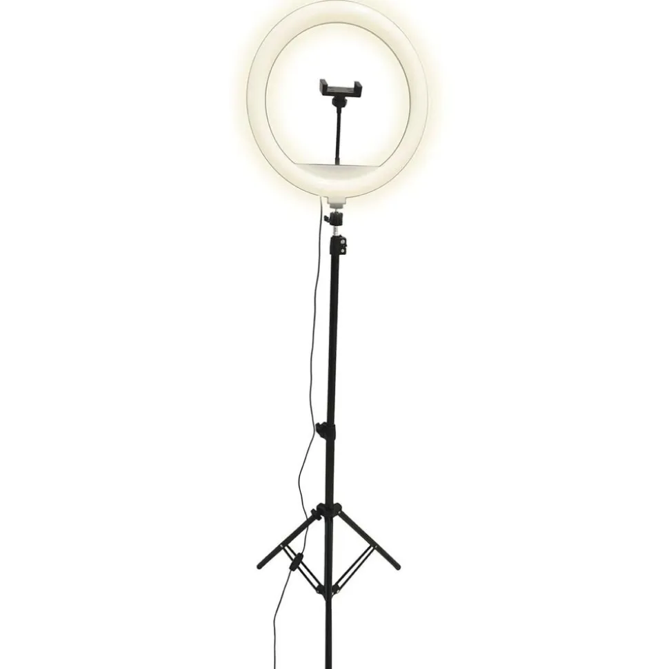Lampa podłogowa LED Sanico Goldlux, do selfie, 36 cm, USB
