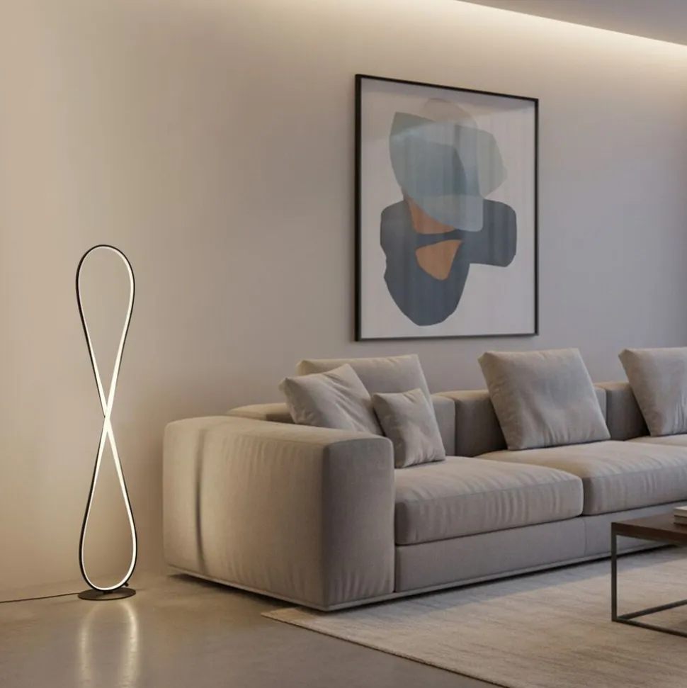 Lampa podłogowa LED Sanico Goldlux Infinito, 32 W, 4000K