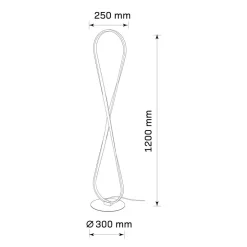 Lampa podłogowa LED Sanico Goldlux Infinito, 32 W, 4000K