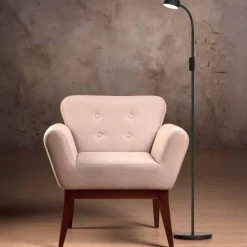 Lampa podłogowa LED Sanico Goldlux Bruno, 3000-6500K, czarna
