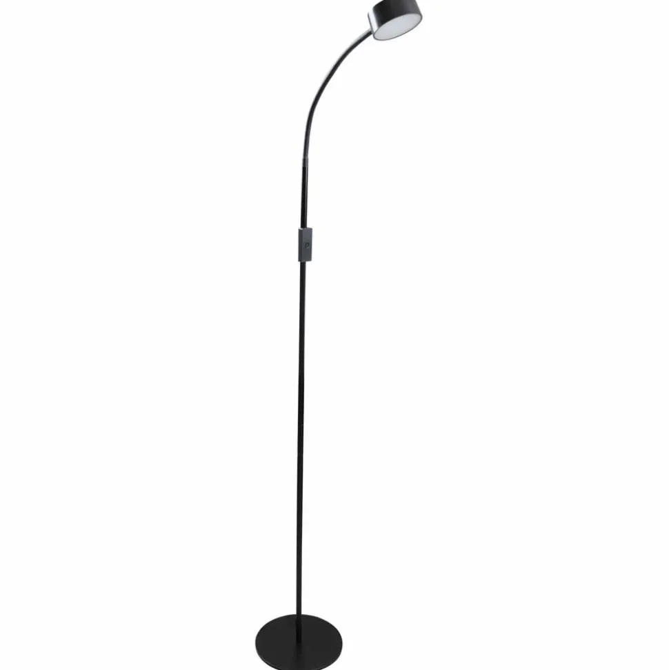 Lampa podłogowa LED Sanico Goldlux Bruno, 3000-6500K, czarna