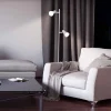 Lampa podłogowa LED Sanico Goldlux Berg, 3000K, biała