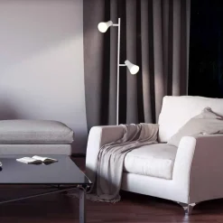 Lampa podłogowa LED Sanico Goldlux Berg, 3000K, biała