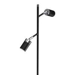 Lampa podłogowa Milagro Joker 2 x GU10, czarna chrom