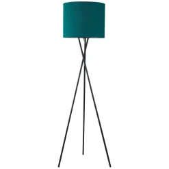 Lampa podłogowa Sanico Goldlux Tekla, E27, ciemnozielona