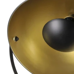Lampa podłogowa Sanico Goldlux Matylda, E27, czarno-złota