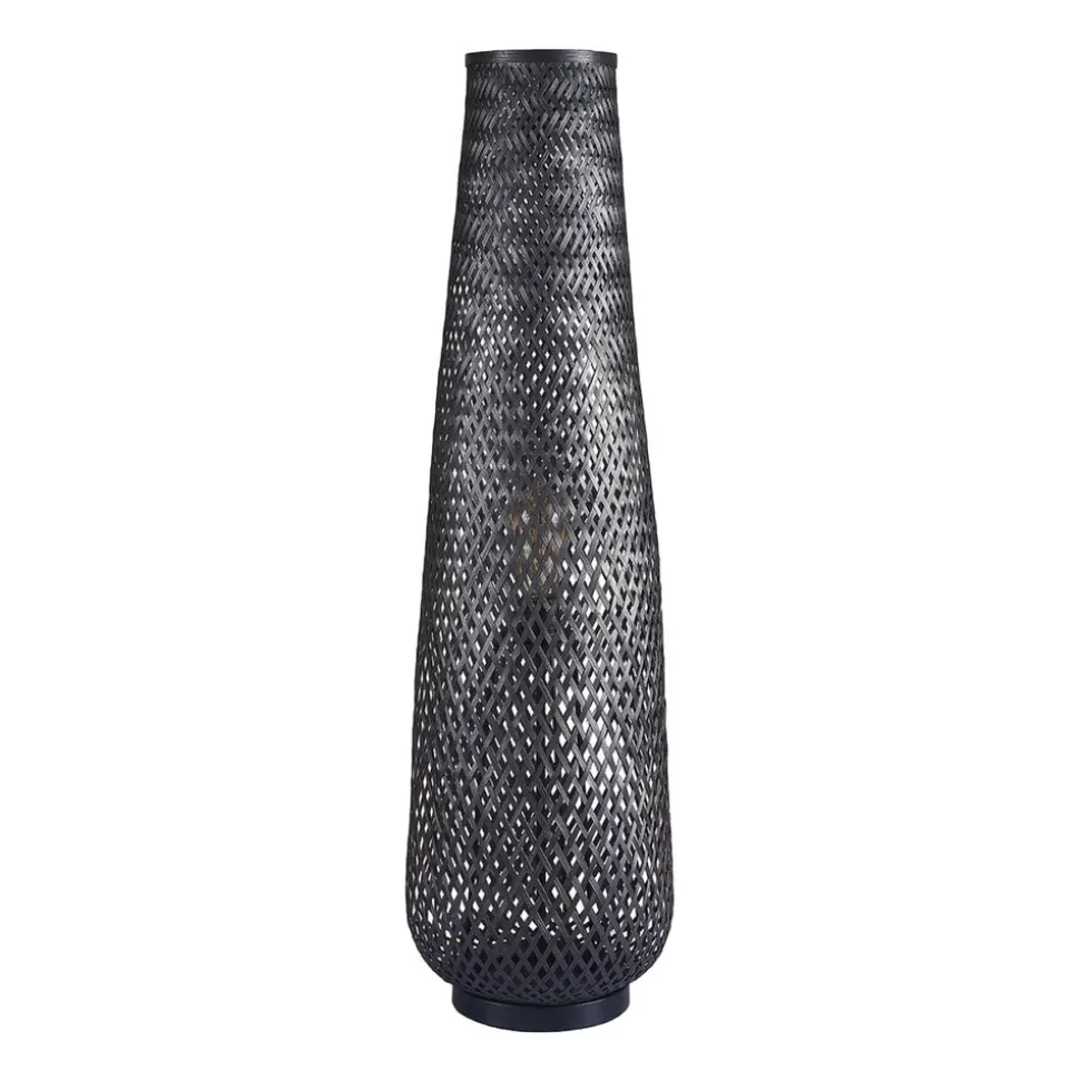 Lampa podłogowa Sanico Goldlux Zanzibar Black, 28 x 98 cm