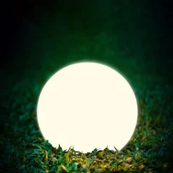 Lampa solarna 40 cm Sanico Goldlux, kula, 4000K, biała