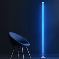 Lampa stojąca LED Sanico Goldlux Magical RGB, czujnik głosu, z pilotem