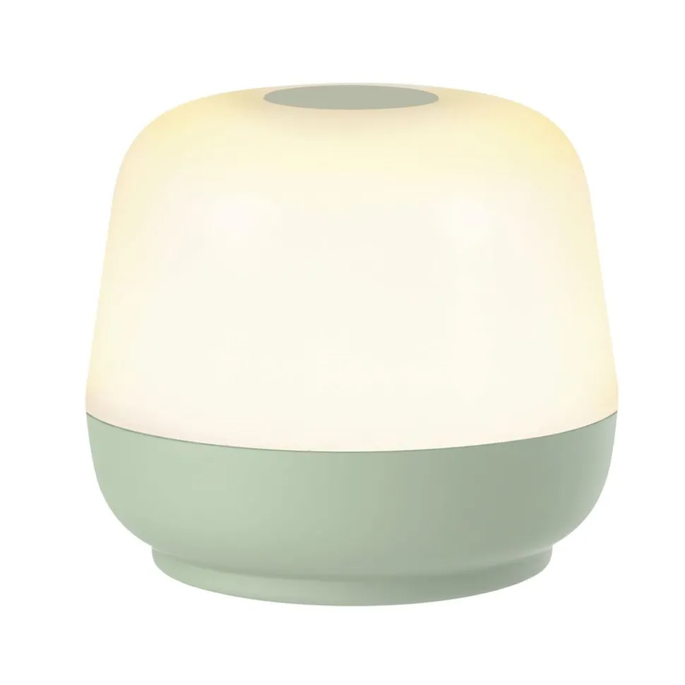 Lampa stołowa LED Sanico Goldlux Samba, USB-C, zielona