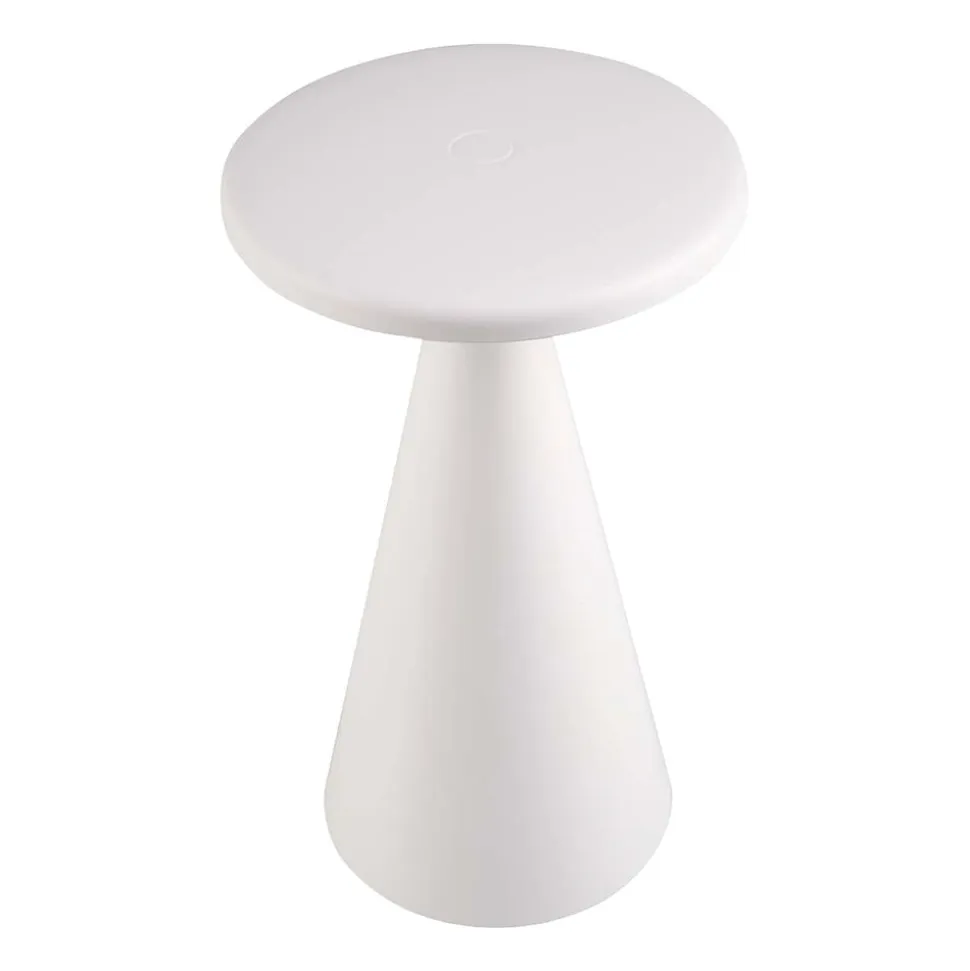 Lampa stołowa LED Sanico Goldlux Paros, USB-C, IP44, biała